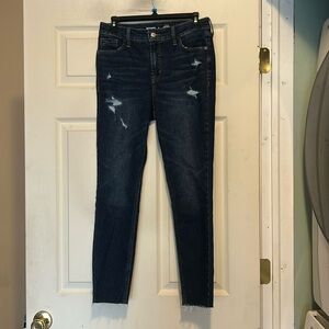 Old Navy Rockstar Super Skinny High Rise Jeans Size 6 Denim